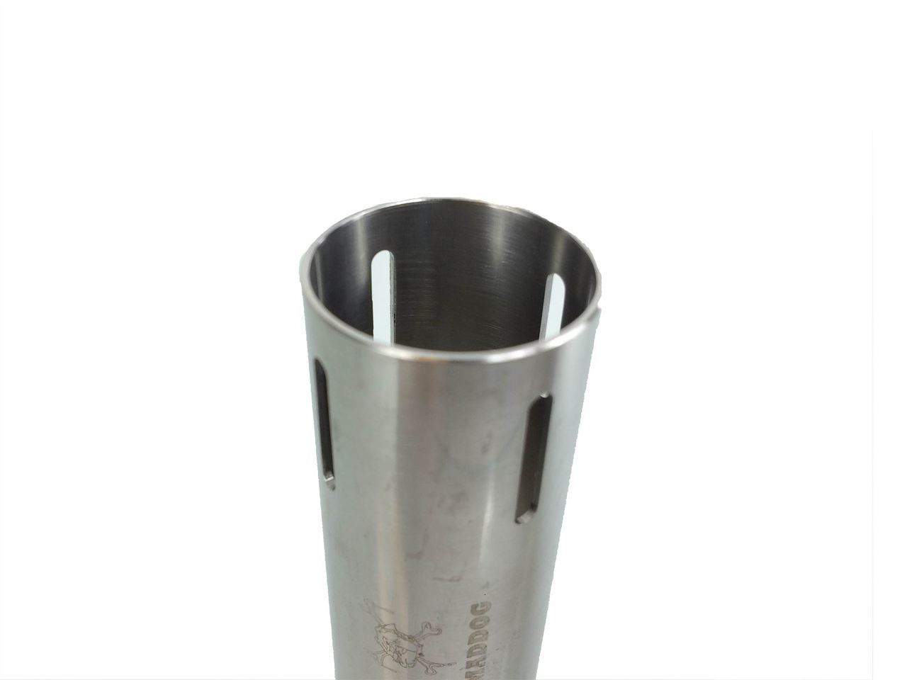 Maddog Sports High Performance Stainless Steel Cylinder std config, accessory, reliable gear setup, for gear bags, close detail