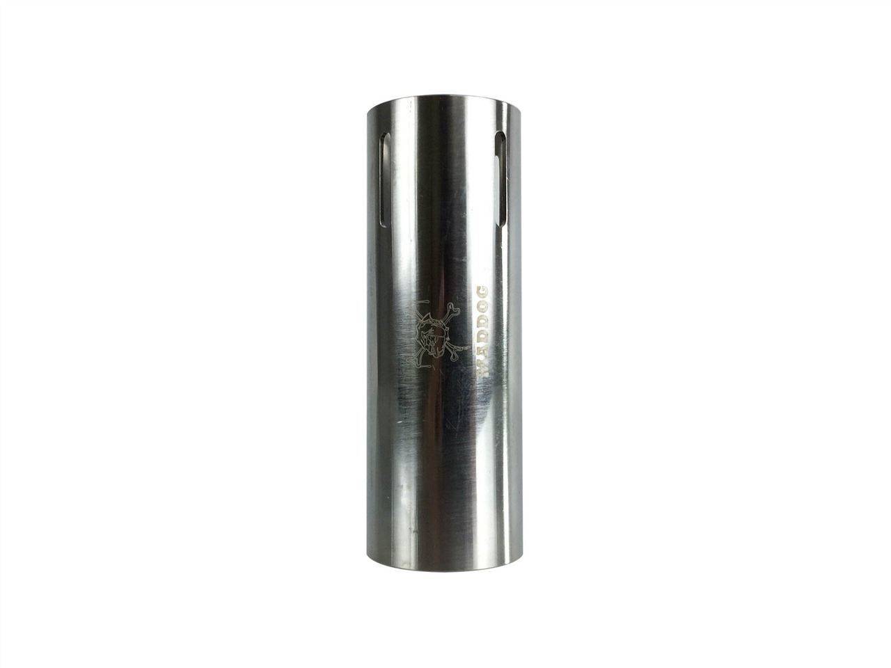 Maddog Sports High Performance Stainless Steel Cylinder - Ported std config, accessory, durable field use, for gear bags, rear angle